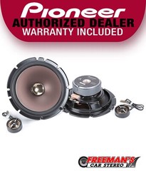 Pioneer TS-A653CH 6-1/2” 2-Way Component Speakers 370W Max / 85W Nom