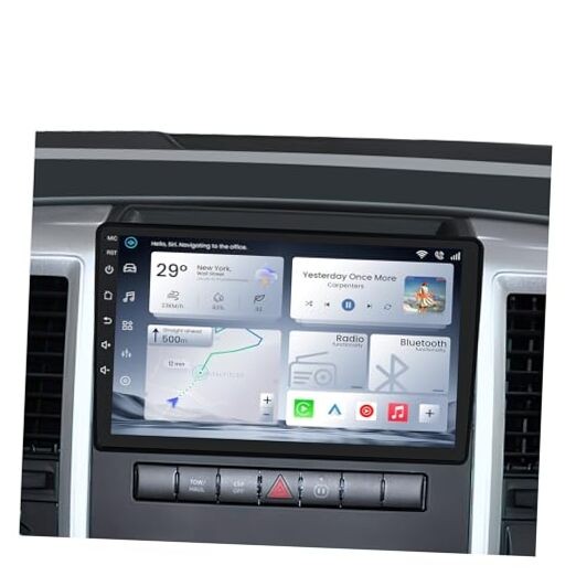 8Core Car Radio for Dodge RAM 1500 2500 3500 10 Inches 8 Core 4GB RAM+64GB ROM