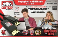 DisplayPort to HDMI Cable Adapter Converter Audio Video PC HDTV Monitor 1080P