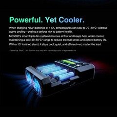 SkyRC MC5000 Cylindrical Battery Charger and Analyzer Li-ion LiFePO4 NiMH Na-ion