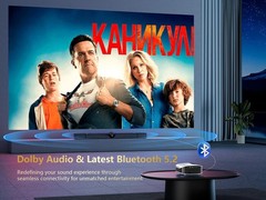 4K Smart Projector with 5G WiFi, Bluetooth, Dolby Audio for Home Theater