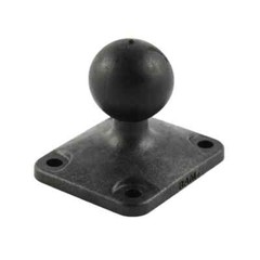 RAM Mount Composite Plastic Rectangular AMPS Plate with 1 inch B-Ball RAP-B-347U
