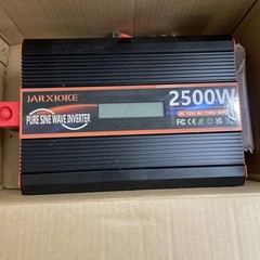 2500 Watt Pure Sine Wave Power Inverter 12V DC to 110V 120V Converter for Fam…
