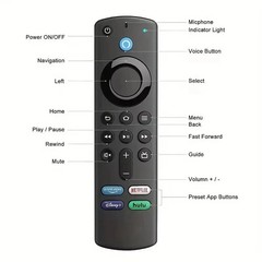New Voice Remote Control for Amazon Fire TV Stick Lite 4K 3rd Gen Alexa L5B83G
