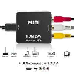 RCA AV to HDMI HD Converter Adapter Composite 3RCA CVBS Audio Video Wii NES SNES
