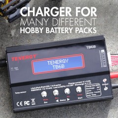 Tenergy TB6B 1S-6S Balance Charger for NiMH/NiCD/Li-PO/Li-Fe Packs+Power Supply