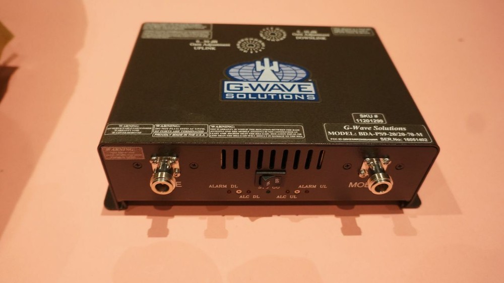 G WAVE SOLUTIONS BDA-PS9-20/20-70-M 11201299 BI-DIRECTIONAL SIGNAL AMPLIFIER