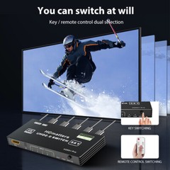 8K 60Hz HDMI2.1 3×1 4×1 5×1 Video Switch 4K 120Hz HDMI Switch HDR 3 4 5 in 1 Out