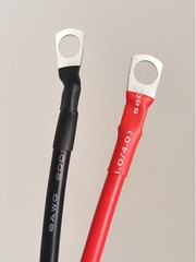 2 PCS 8AWG Cable 50A Connectors For LiFePO4 Battery M8 Terminal 1.64 Ft