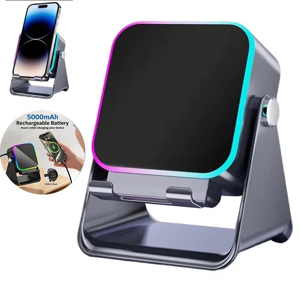Induction Speaker with Phone Stand 5 in 1 Wireless Induction Bluetooth Audio NEW
