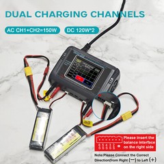 Dual Lipo Battery Charger 1S-6S 240W 10A Balance Charger RC Car Battery Charger
