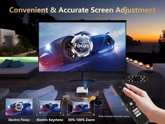 4K Smart Projector with 5G WiFi, Bluetooth, Dolby Audio for Home Theater