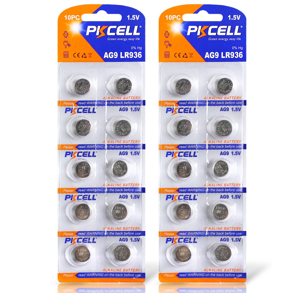 Wholesale 20pcs AG9 394A 394 SR936SW LR936 LR45 SR45 Button Cell Coin Battery US