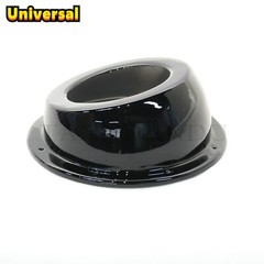 Universal 2Pcs 6.5″ Angled Speaker Enclosures Boxe Mount House Pod Painted Black