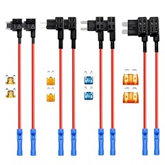 8 Pack 12V Car Add-a-Circuit Fuse Tap Standard Mini Micro2 and Low Profile Taps