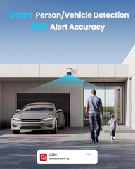 ZOSI 4K 8MP PoE Add-on Camera Person Vehicle Detect 2 Way Talk For ZOSI PoE NVR