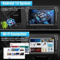 AWESAFE Car Stereo for Chevy Silverado GMC Sierra Yukon 2007-2013, Android GP…