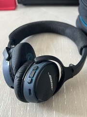 Bose SoundLink Around-Ear Wireless Headphones II Black Blue Bluetooth w/ Case