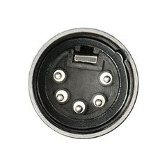 New Black Aviation Headset GA Dual Plugs to for Airbus 5 Pin XLR Headset Adapter