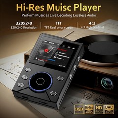 Pocket-Sized Hi-Fi 50-Hour Lossless Sound 32 GB TF Card Expansion Music Player