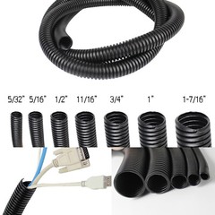 Split Wire Loom Conduit Flex Tubing Automotive Wire Protector Harness Wrap Lot