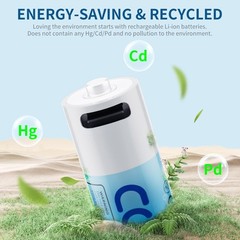 4 PCS 1.5V AA AAA USB-C Rechargeable Batteries 1.5 Volt Lithium Li-ion Battery