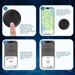 GPS Tracker for Vehicles Magnetic Car Tracking Device Mini Hidden for iPhone/IOS