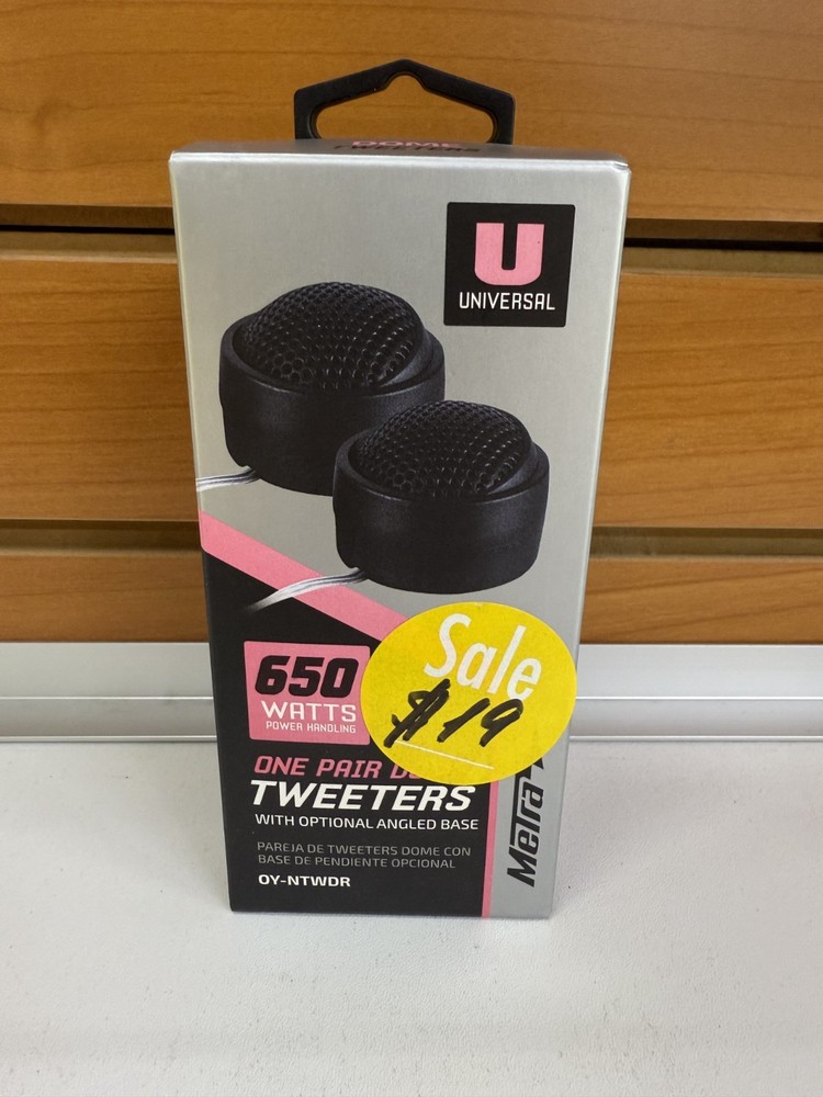 New Universal Power Audio Headphones Directional Dome Tweeters 1.5in 650W Pair