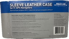Magellan AN0113SGXXX Leather GPS Case—NO Sleeve—5″—Black—NEW—SHIPS IN 24 HOURS—
