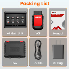 ANCEL X6 Car Diagnostic Tool Bidirectional All Systems OBD2 Scanner Code Reader