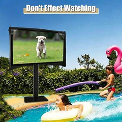 Outdoor TV Cover 600D Heavy-Duty Waterproof UV Protector for 32-65″ Flat Screen