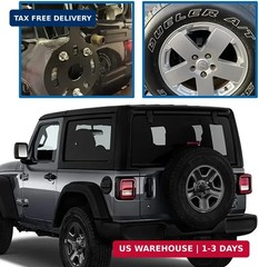 EWAY Classic 1.0 Backup Camera for Jeep Wrangler Spare Tire Mount 2007-2018, Rea