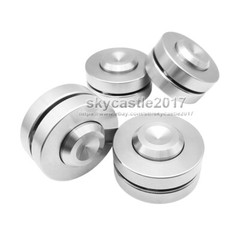 4x 46mm Stainless Steel Speaker Spike Pad Damping Steel Ceramics Ball Stand Feet