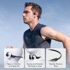 Waterproof Bone Conduction Headphones: 10 Hours Playtime for Sports Enthusiasts