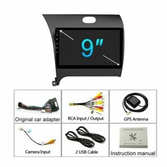 9in Android 13 For KIA Cerato K3 Forte 2013-2016 Car Radio Stereo 2 Din WiFi GPS