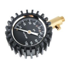 Portable ABS + Metal 100PSI Precision Pointer Style Tire Pressure Gauge