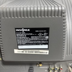 Insignia 13” CRT TV DVD Combo Player NS-13CTV Retro Gaming Tested Working