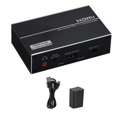 HDMI 2.0 Audio Extractor 4K 120Hz HDR 1 In 1 Out HDMI Splitter Audio Converter