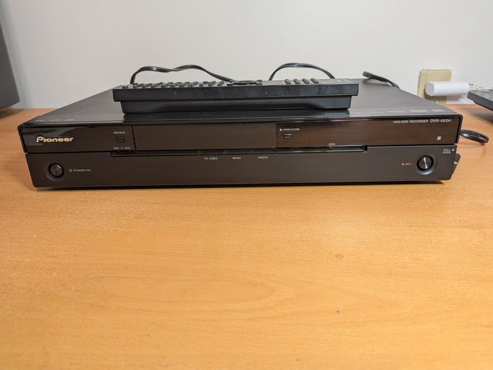 PIONEER DVR-460H-k DVD RECORDER 160GB HDD HARD DRIVE 1080P HDMI With Remote