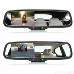 Rear View Mirror Kit 4.3″ Monitor No1 Bracket+HD Reverse Backup Camera for Truck