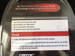 RadioShack 6 ft. 1.82M High Speed HDMI Cable 24K Gold Plated Connectors