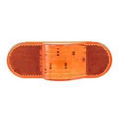 79995 6 inches Oval Side Amber LED Marker/Turn/Clearance Light Amber/Amber