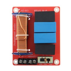 4 – 8 Ω Hifi Audio Speaker Crossover 1200W Frequency Divider Adjustable Midrange