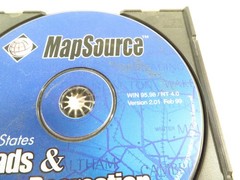 VINTAGE GARMIN MAP SOURCE UNITED STATES Roads & Recreation V 2.01 CD – ROM 1999