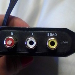 Mini AV/RCA Composite CVBS L/R to HDMI Converter Adapter 1080p Upscaling Black