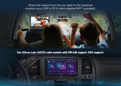 Eonon UX7A Plus 10.1″ IPS Android 14 4+64G 2DIN GPS CarPlay Car Stereo Radio DSP