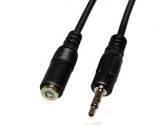 3.5mm Audio Aux Cable Male to Female Stereo Extension Headphone Stereo Cord MP3