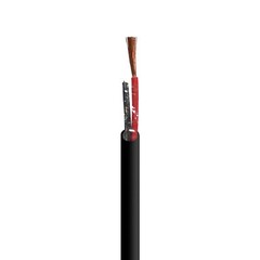 Speaker Wire Audio Cable 16/2 AWG Bare Copper Outdoor Direct Burial Black 250ft