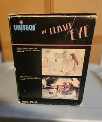 Unitech The Private Eye PE-10 Portable B&W Mini TV/Radio