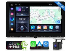 Eonon UX7A PLUS Android Auto 2 DIN 10.1″ Wireless CarPlay GPS Sat Nav Car Radio